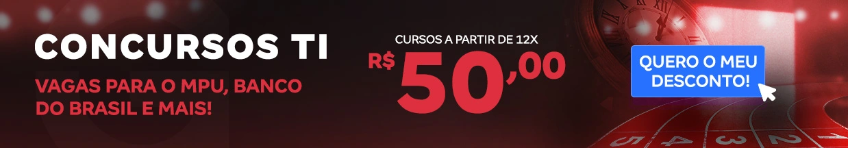 [Preparatórios] 15% OFF – TI – Cabeçalho