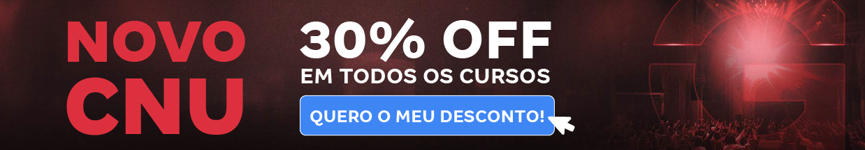 [Preparatórios] 30% OFF – Concurso CNU – Cabeçalho