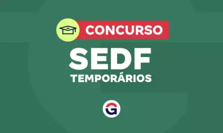 Concurso SEDF temporários: página na banca criada. Veja!