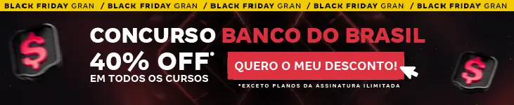 [Preparatórios] 40% OFF – Concurso Banco do Brasil – Post