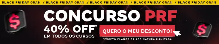 [Preparatórios] 40% OFF – Concurso PRF – Post