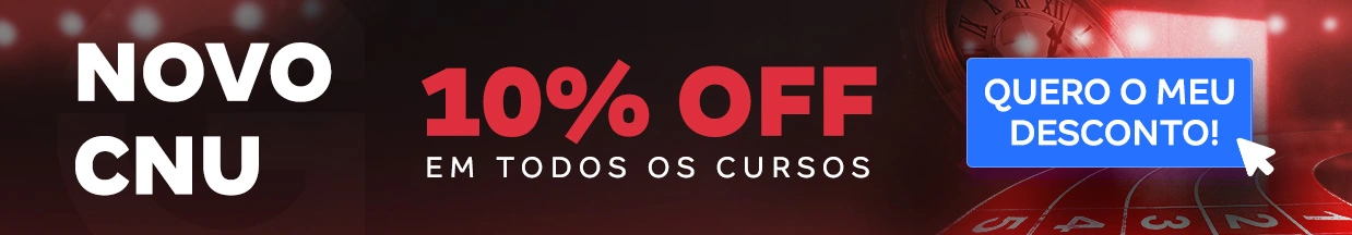 [Preparatórios] 10% OFF – Concurso CNU – Cabeçalho