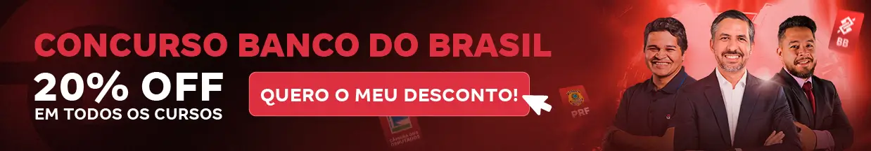 [Preparatórios] 20% OFF – Concurso Banco do Brasil – Cabeçalho