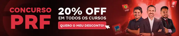 [Preparatórios] 20% OFF – Concurso PRF – Post