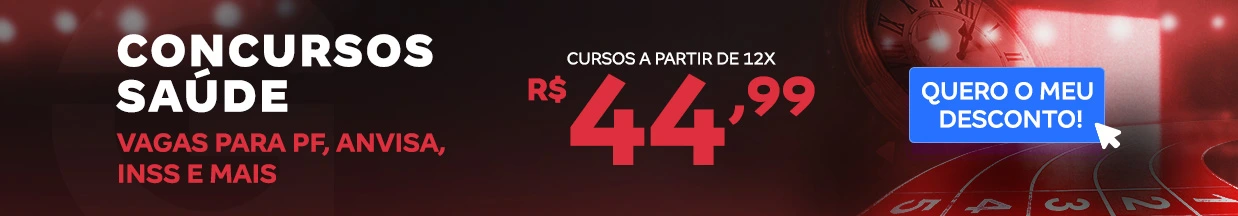 [Preparatórios] 10% OFF – Saúde – Cabeçalho