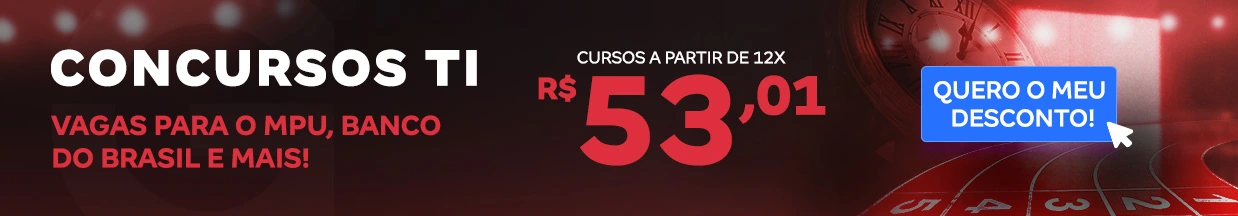 [Preparatórios] 10% OFF – TI – Cabeçalho