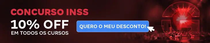 [Preparatórios] 10% OFF – Concurso INSS – Post