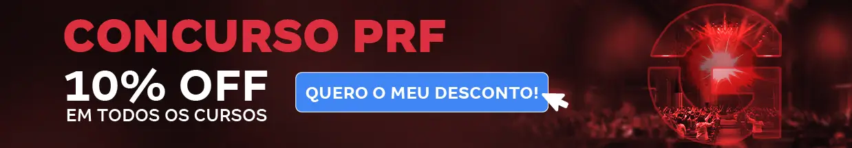 [Preparatórios] 10% OFF – Concurso PRF – Cabeçalho