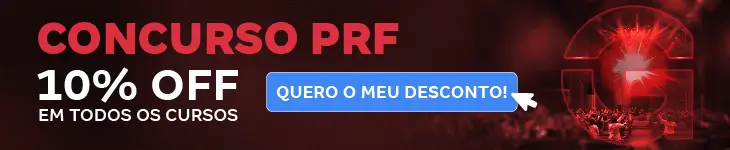 [Preparatórios] 10% OFF – Concurso PRF – Post