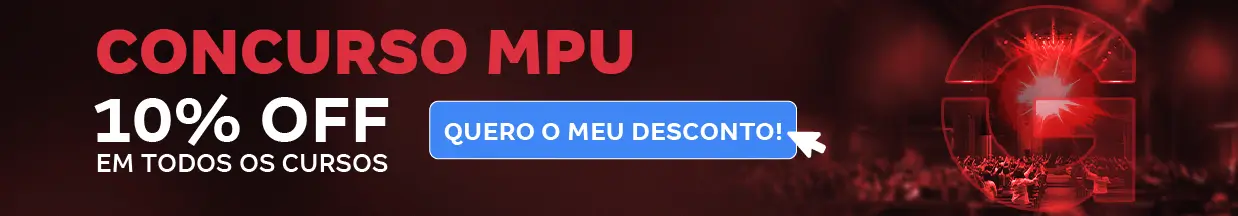 [Preparatórios] 10% OFF – Concurso MPU – Cabeçalho