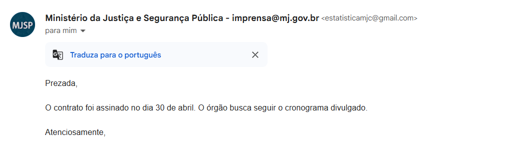 Concurso PF: Retorno sobre publicação do edital