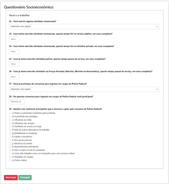 Inscrição do Concurso Polícia Federal: Passo 13.3