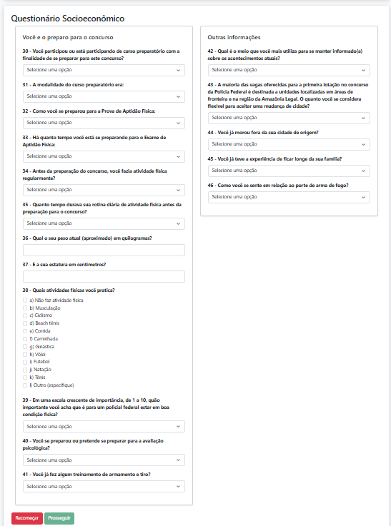 Inscrição do Concurso PF: Passo 13.4