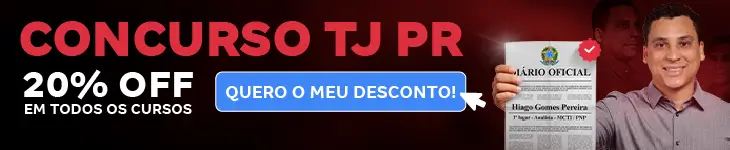 [Preparatórios] Concurso TJ PR – Post