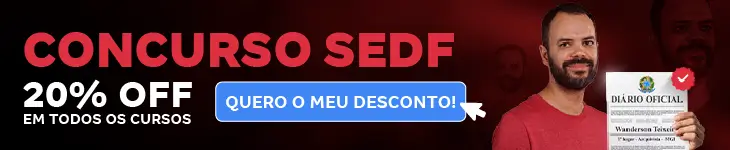 [Preparatórios] Concurso SEDF – Post