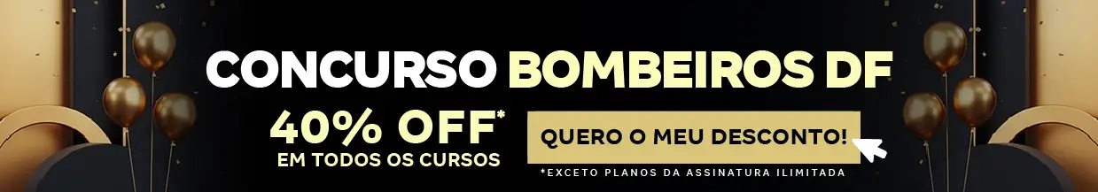 [Preparatórios] Bombeiros DF – Cabeçalho