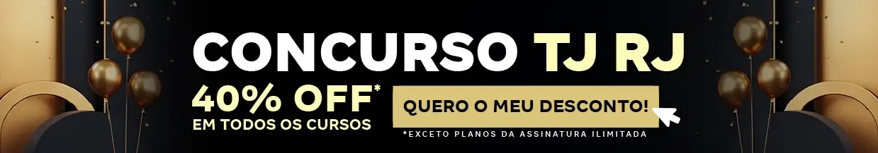 [Preparatórios] Concurso TJ RJ – Cabeçalho