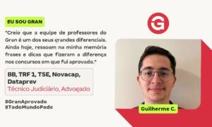 Aprovado em 6 concursos públicos: conheça Guilherme C.!