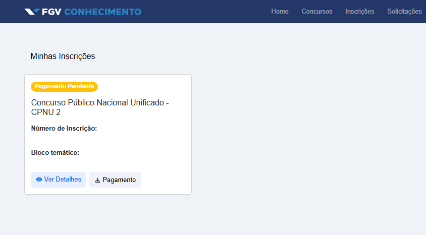 CNU 2025 inscrições pagamento da taxa