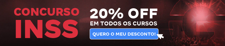 [Preparatórios] 20% OFF – Concurso INSS – Post