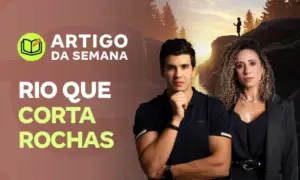 Rio que corta rochas