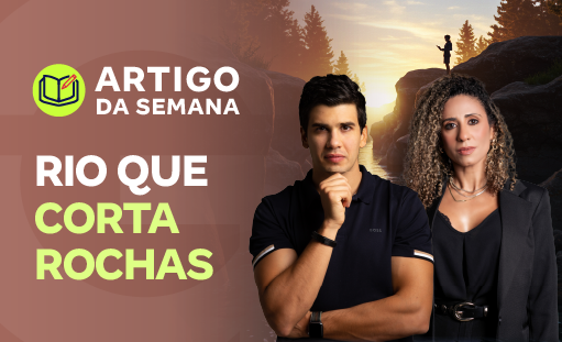 Rio que corta rochas
