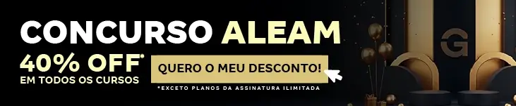 [40% OFF] Concurso ALEAM – Post