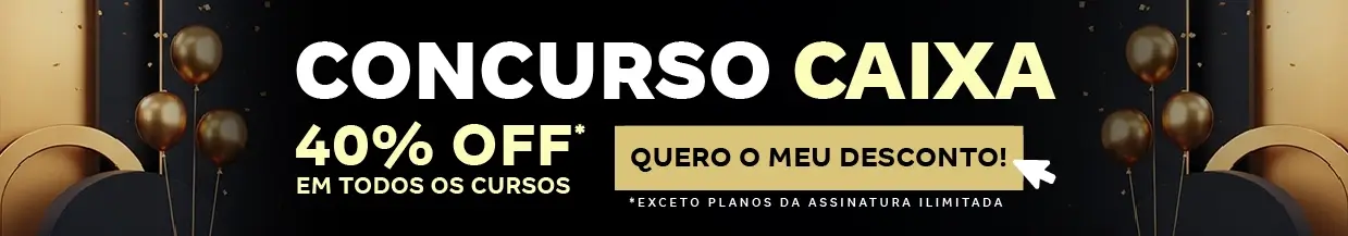 [40% OFF] Concurso Caixa – Cabeçalho