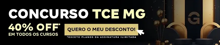 [40% OFF] Concurso TCE MG – Post
