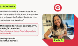 Estudando desde 2022, Paola B. já conquistou várias aprovações!