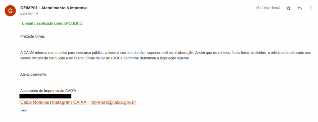 Concurso Caixa 2025: retorno