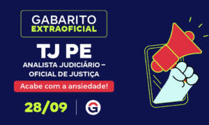 Gabarito TJPE Oficial de Justiça Extraoficial: confira!