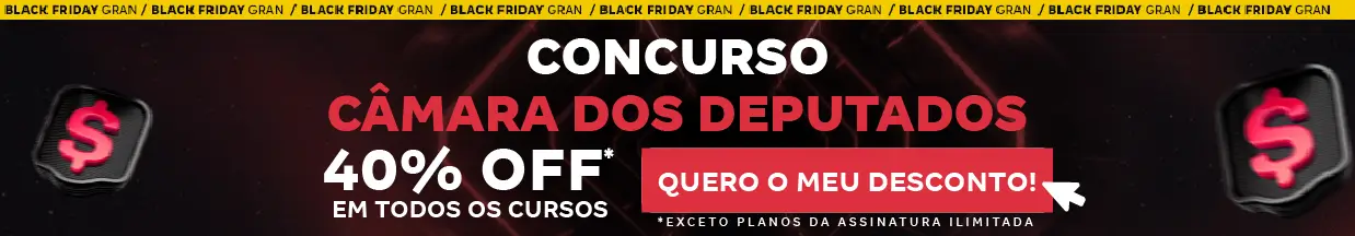 [40% OFF] Concurso Câmara dos Deputados – Cabeçalho