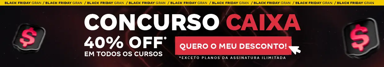 [40% OFF] Concurso Caixa – Cabeçalho
