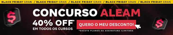 [40% OFF] Concurso ALEAM – Post