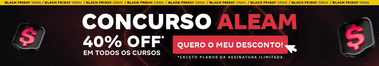 [40% OFF] Concurso ALEM – Cabeçalho