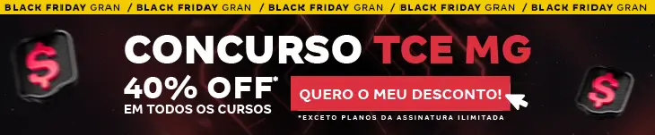 [40% OFF] Concurso TCE MG – Post