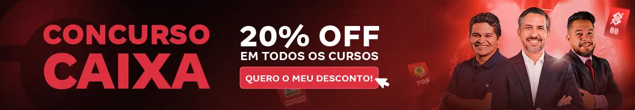 [20% OFF] Concurso Caixa – Cabeçalho