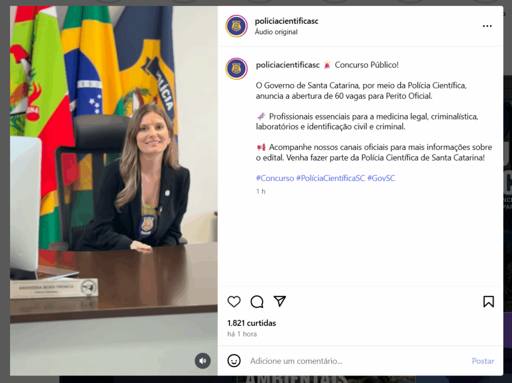 Concurso IGP SC: Autorizado