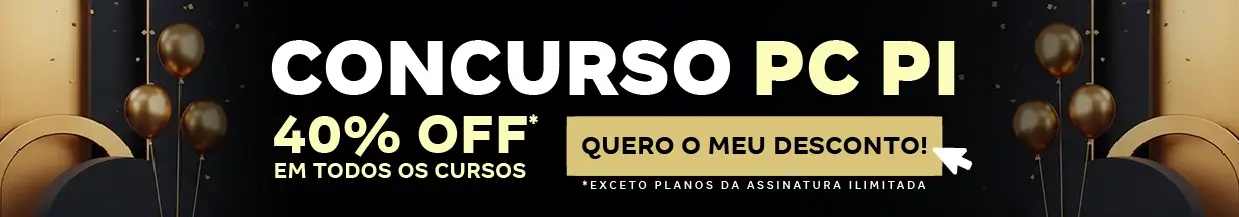 [40% OFF] Concurso PC PI – Cabeçalho