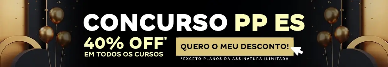 [40% OFF] Concurso Polícia Penal ES – Cabeçalho