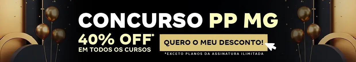 [40% OFF] Concurso Polícia Penal MG – Cabeçalho