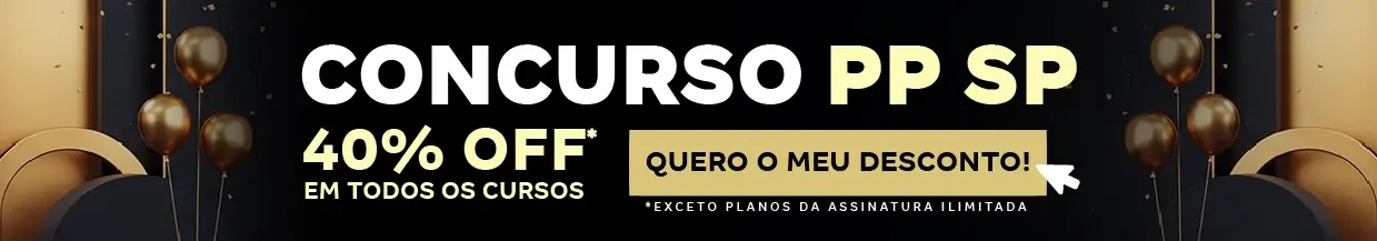 [40% OFF] Concurso Polícia Penal SP – Cabeçalho