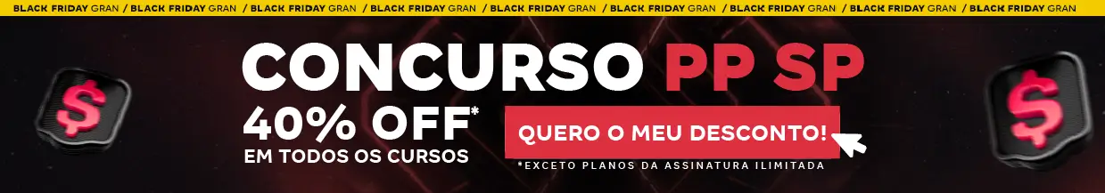 [40% OFF] Concurso Polícia Penal SP – Cabeçalho