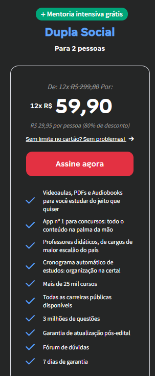 Assinatura Ilimitada com desconto: detalhamento do plano escolhido (Black Friday/2025) 
