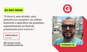 Aprovado no cargo de Escrivão da PF: conheça Valdano O.!