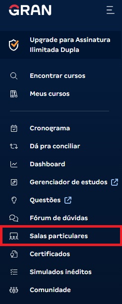Salas Particulares Gran: como acessar na Web?