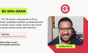 Aprovado na Embrapa, Guilherme R. estudava em 3 turnos!