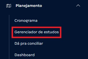 Gran Gerenciador de Estudos: como localizar no AVA 