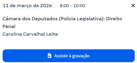 Fórum de dúvidas (Salas Particulares): aulas gravadas 